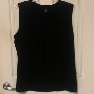 Sleeveless Black Top